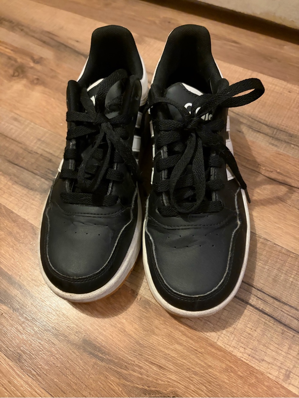adidas Black and White Low-Top Sneakers